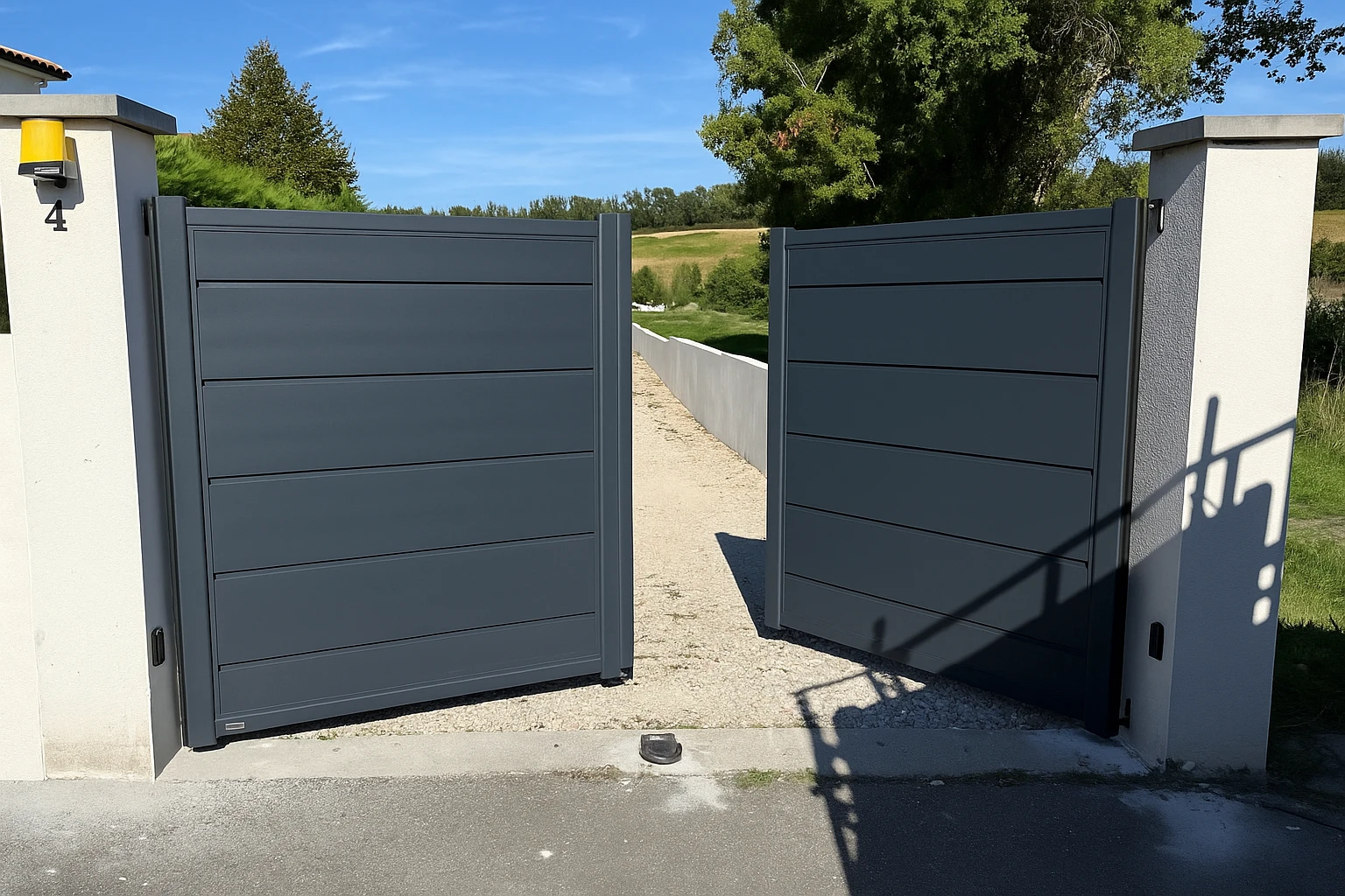 Installation de portail à Lapeyrouse-Fossat